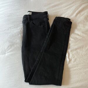 Abercrombie & Fitch Charcoal High-Rise Jeans
